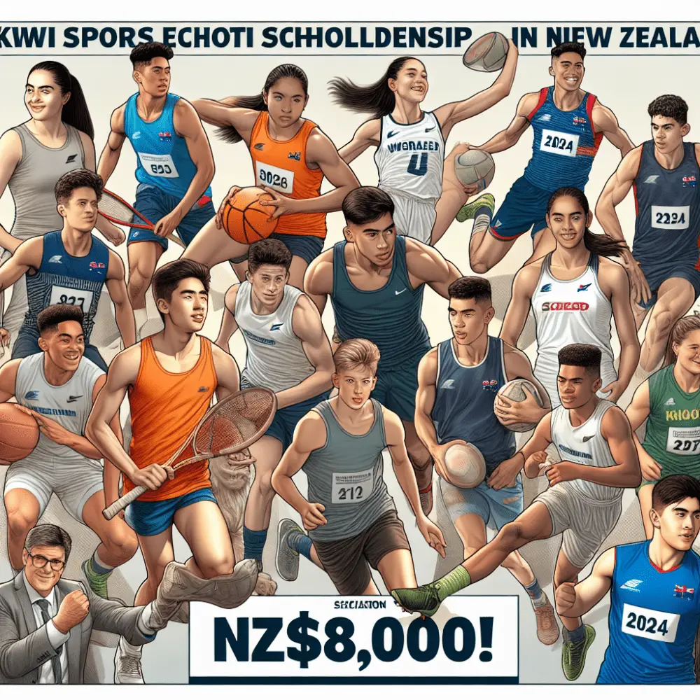 NZ$8,000 Kiwi Sports Excellence Scholarship in New Zealand, 2024