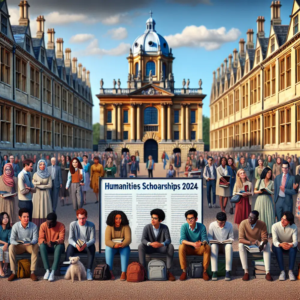 £10,000 Oxford University Humanities Scholarships in UK, 2024