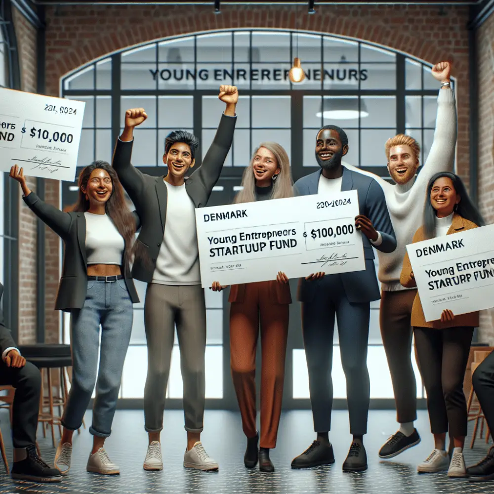 $100000 Young Entrepreneurs Startup Fund Denmark,2024