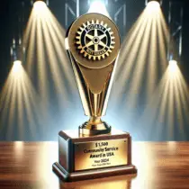 $1,500 Rotary Club Community Service Award in USA, 2024