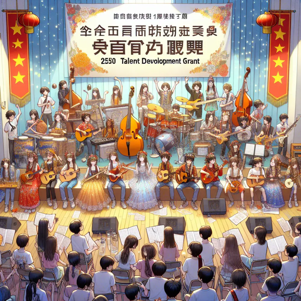 $250 Music Talent Development Grant in China, 2024