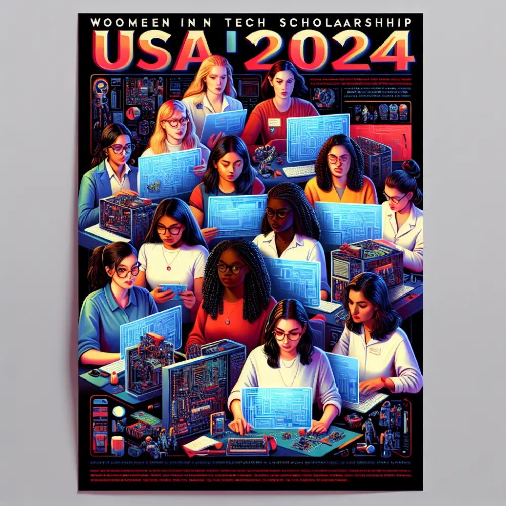 $3000 Women in Tech Scholarship USA 2024