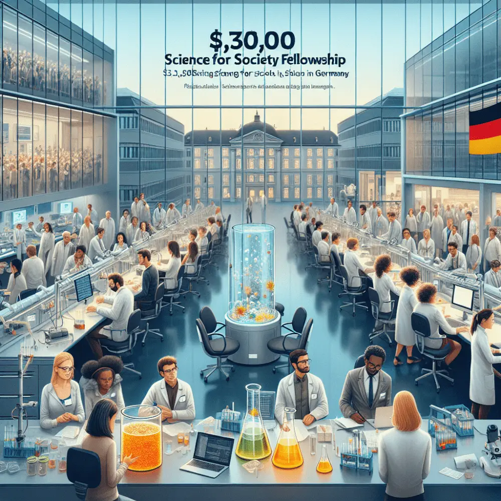 $3,500 Science for Society Fellowship in Germany, 2024