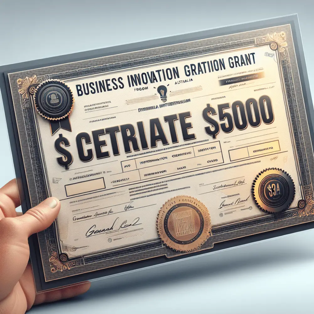 $5000 Business Innovation Grant, Australia 2024