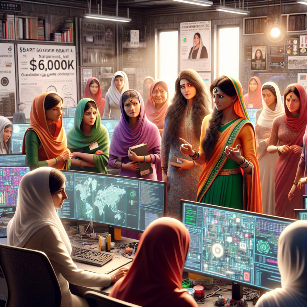 $6,000 Empowering Women in Tech in India, 2024