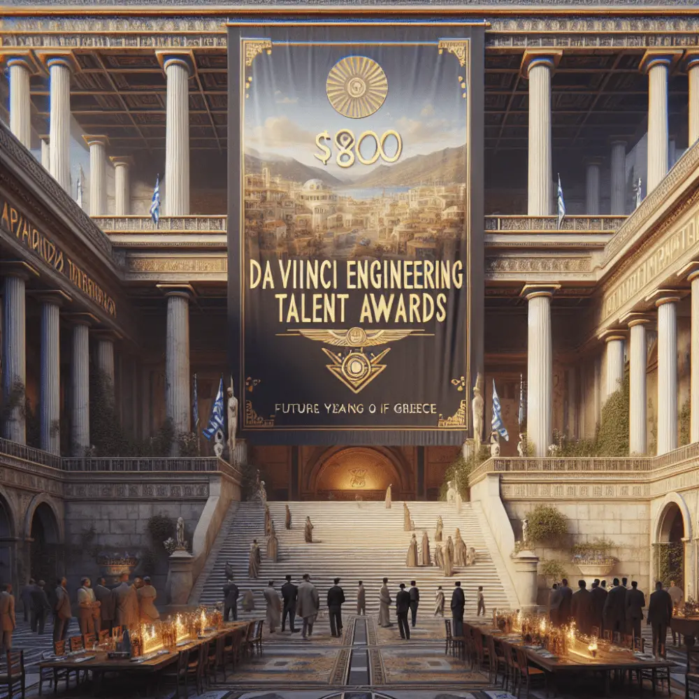 $800 Da Vinci Engineering Talent Awards in Greece, 2024