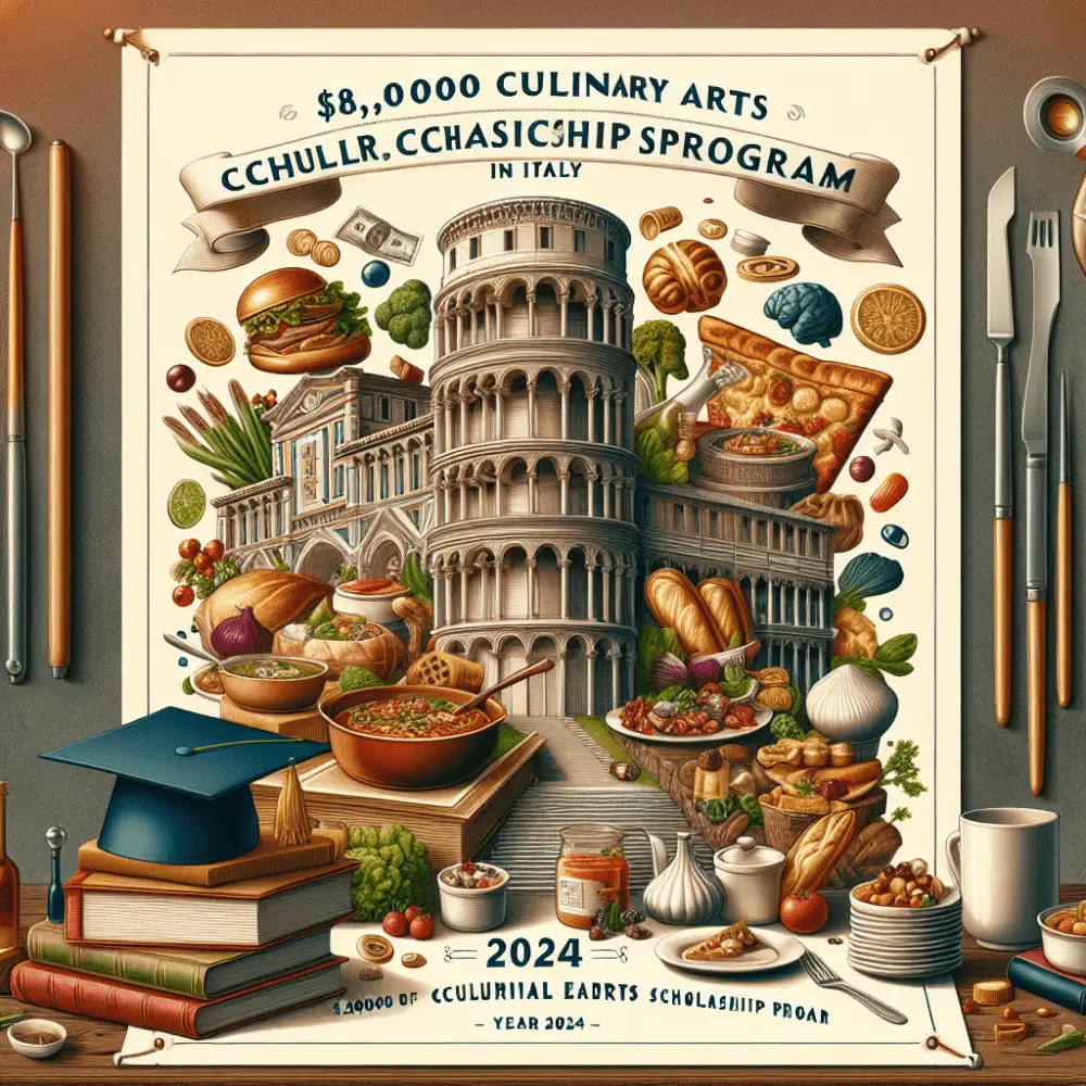 $8,000 Culinary Arts Scholarships in Italy, 2024