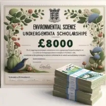 $8000 Environmental Science Undergraduate Scholarship UK 2024