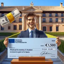 Financial Economics Student Grant of €1,500 in Spain, 2024