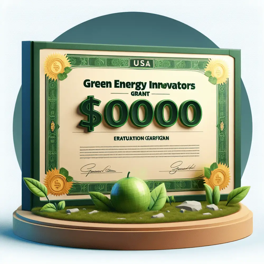 $10000 Green Energy Innovators Grant, USA 2024