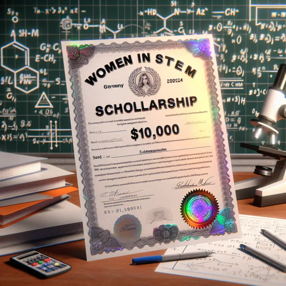 $10,000 Women in STEM scholarship in Germany, 2024
