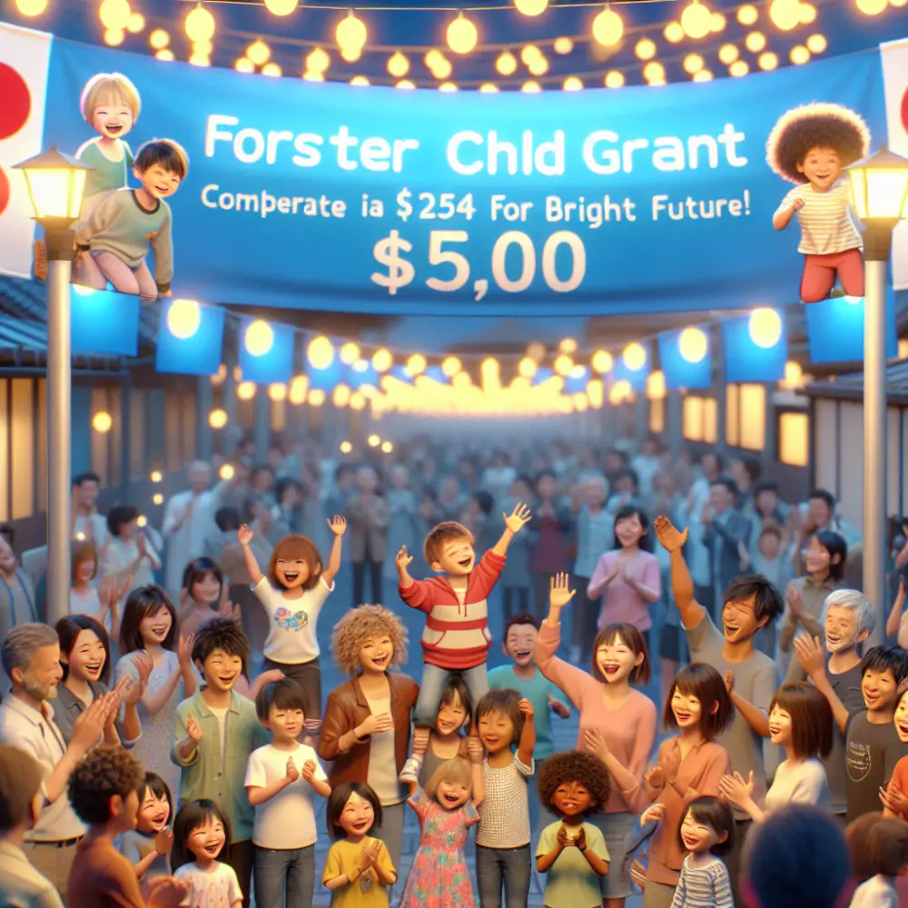 $25,000 Foster Child Grant in Japan, 2024