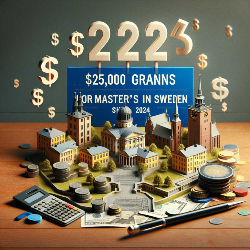 $25,000 Grants for Master’s Programs, Sweden, 2024