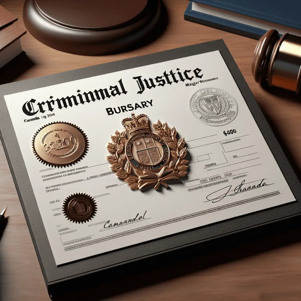 $4000 Criminal Justice Major Bursary, Canada, 2024