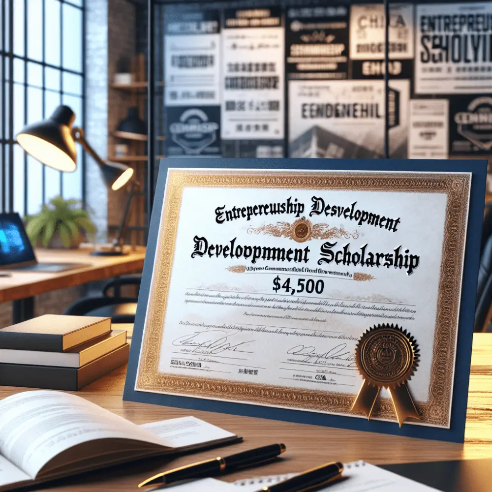 $4,500 Entrepreneurship Development Scholarship in China, 2024
