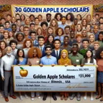 $5,000 Golden Apple Scholars in Illinois, USA, 2024