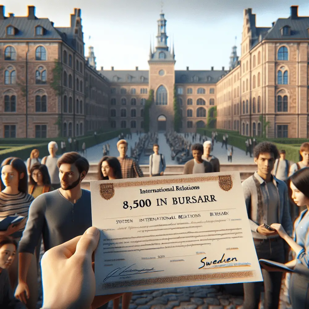 $8,500 International Relations Bursary in Sweden, 2024