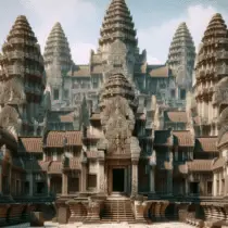 Angkor Wat Architectural Studies Aid in Cambodia and Laos