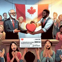 CAD$800 Philanthropic Heart Community Service Grant in Canada, 2024