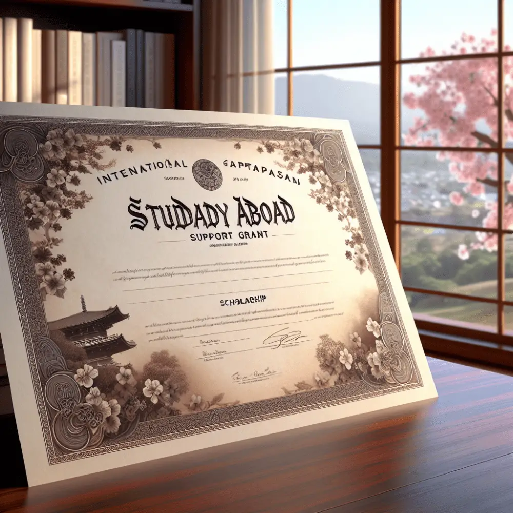 Study Abroad Support Grant, Japan