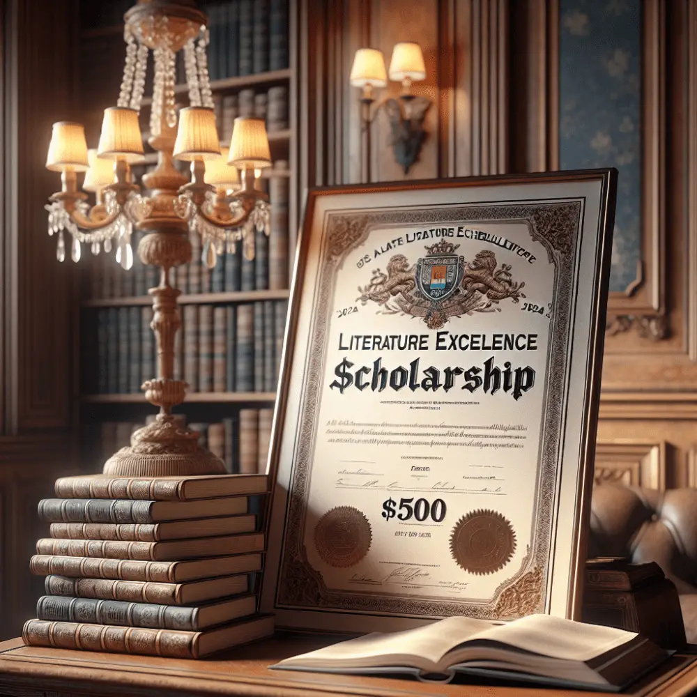 $500 Literature Excellence Scholarship in France, 2024