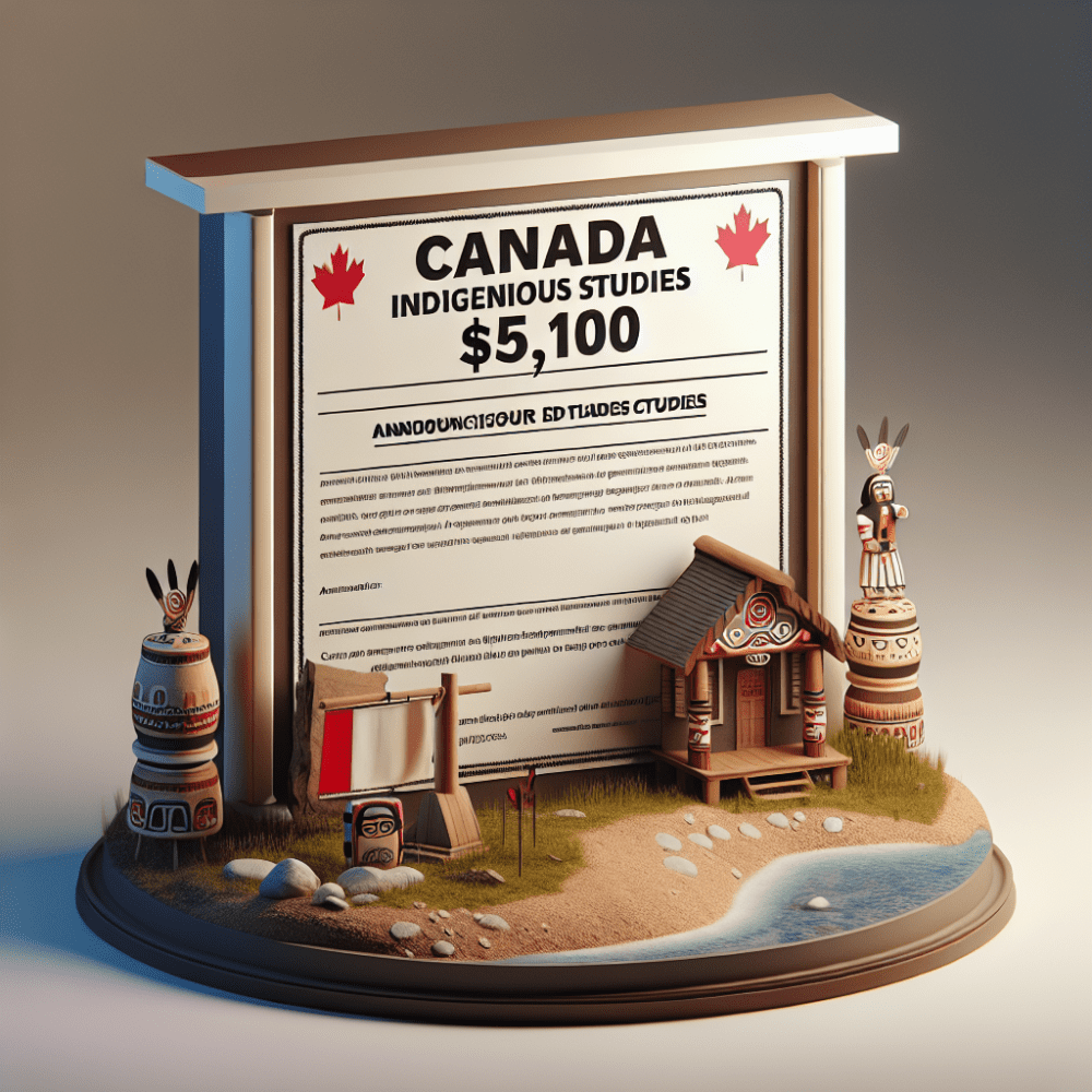 5,100 Indigenous Studies Grant Canada, 2024