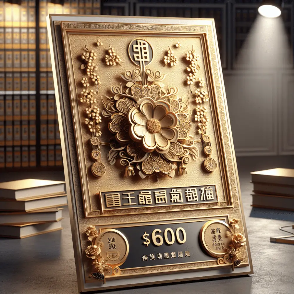 $600 Mathematics Achievement Award, China 2024