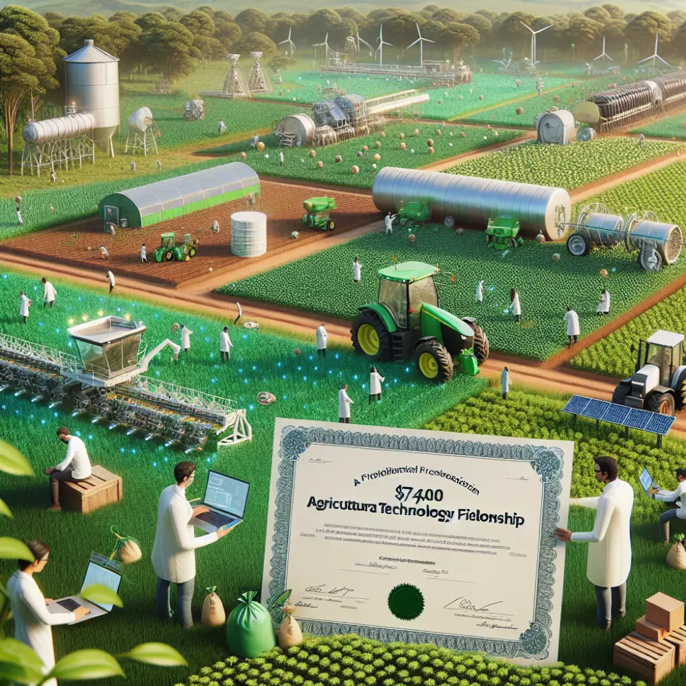 $7,400 Agricultural Technology Fellowship in Brazil, 2024