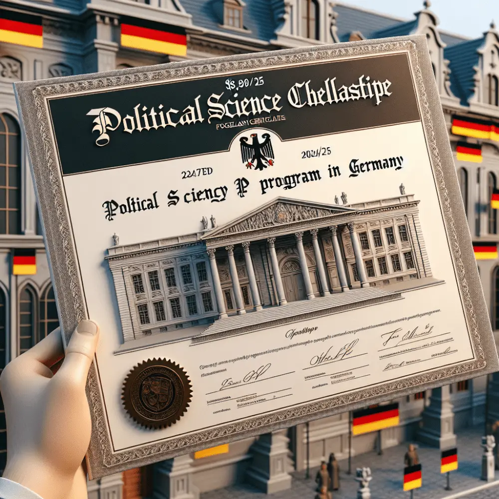 $8,900 Political Science Fellowship in Germany, 2024/25