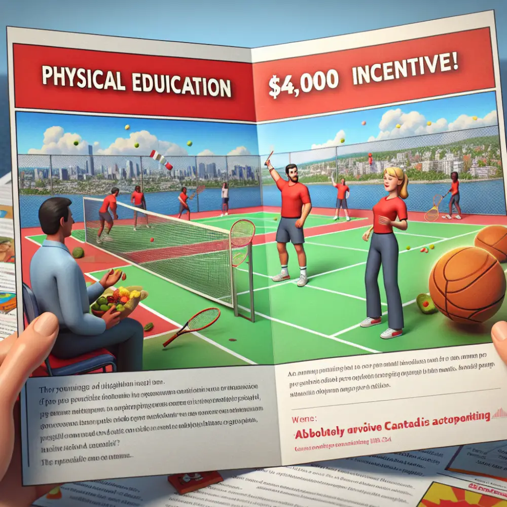 Physical Education $4,000 Incentive in Canada, 2024