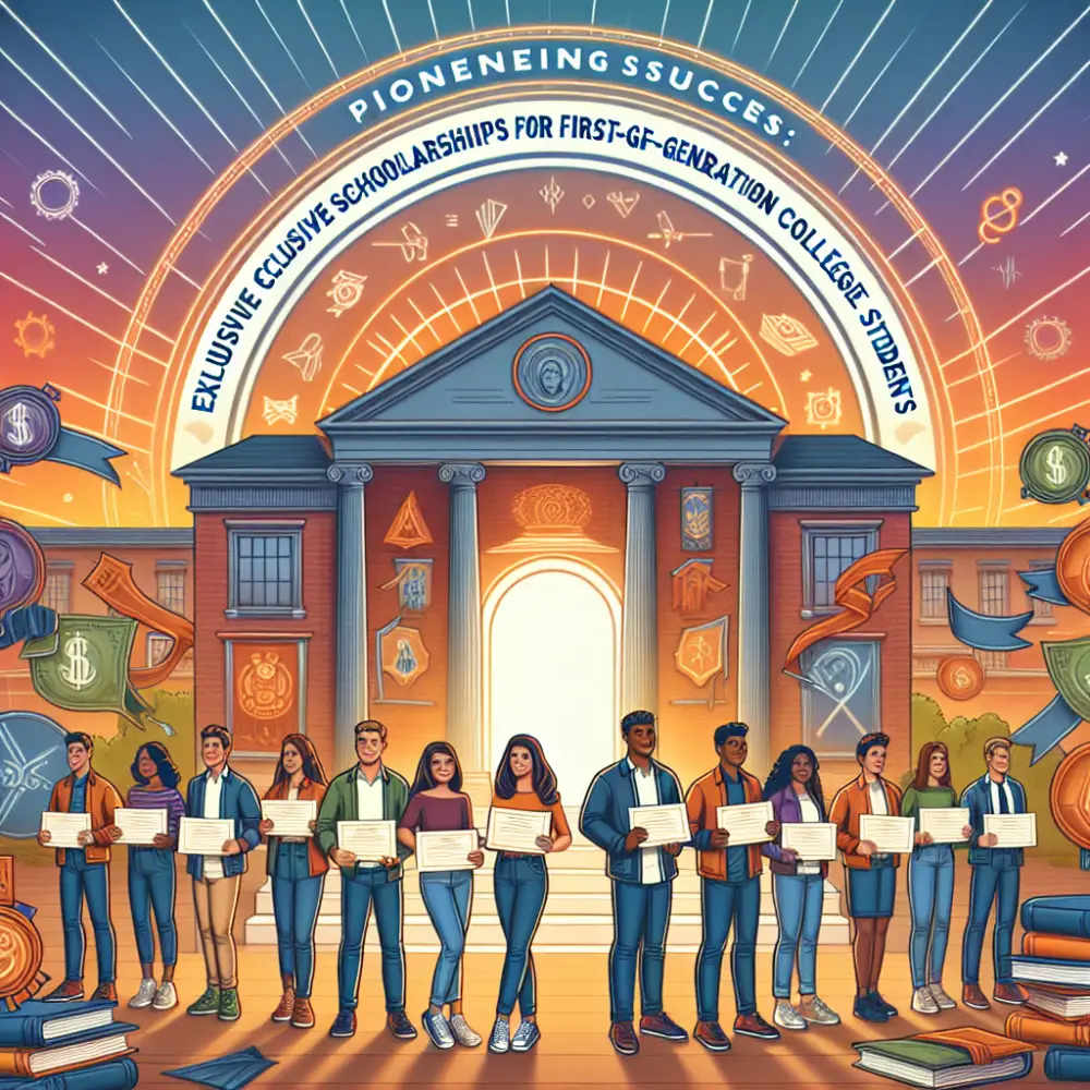 Pioneering Success: Exclusive Scholarships for First-Generation College Students