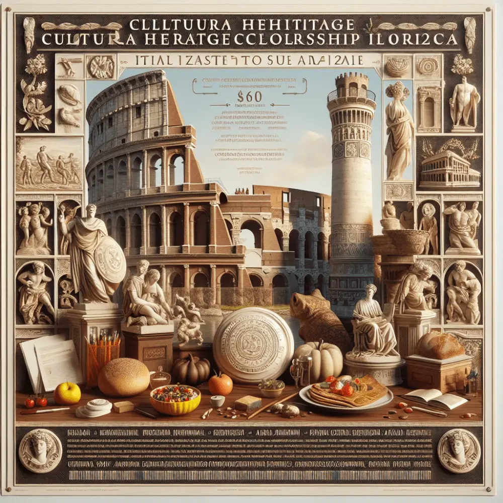 The $600 Cultural Heritage Scholarship in Italy, 2024