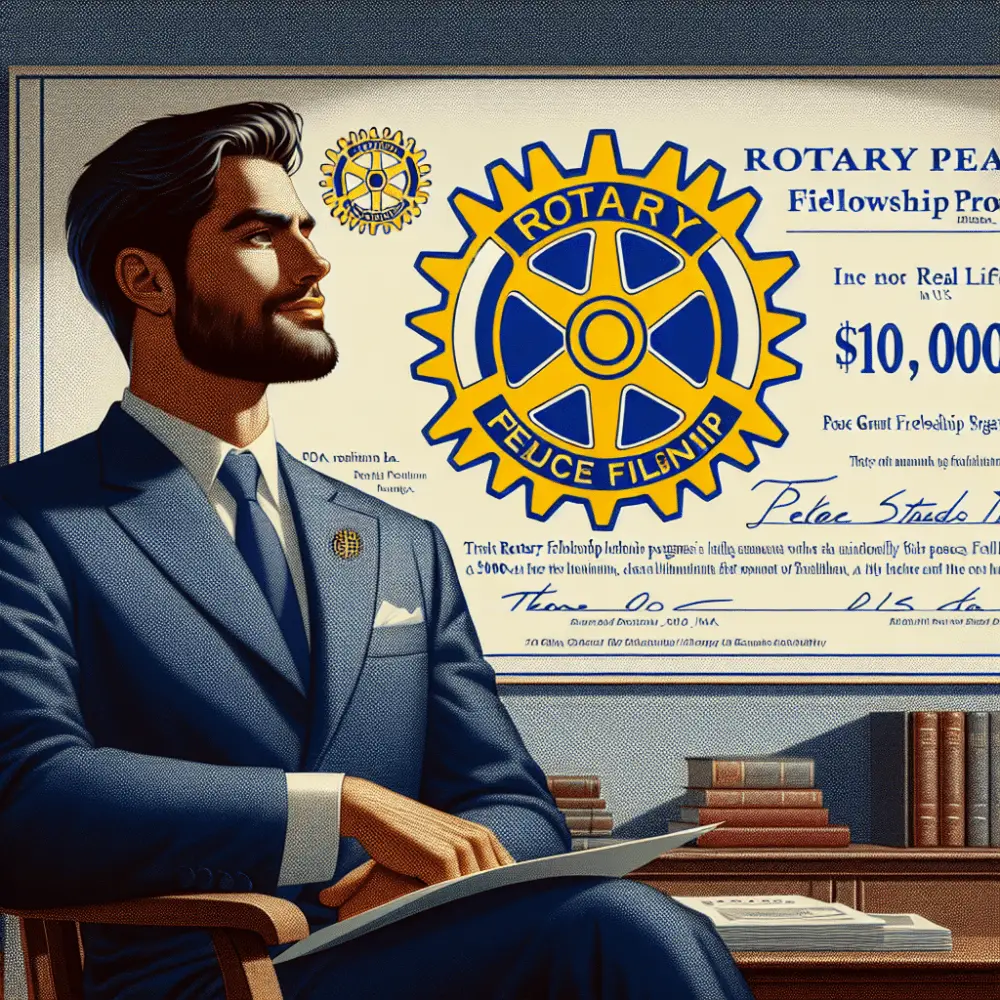 $10,000 Rotary Peace Fellowship in the USA, 2024