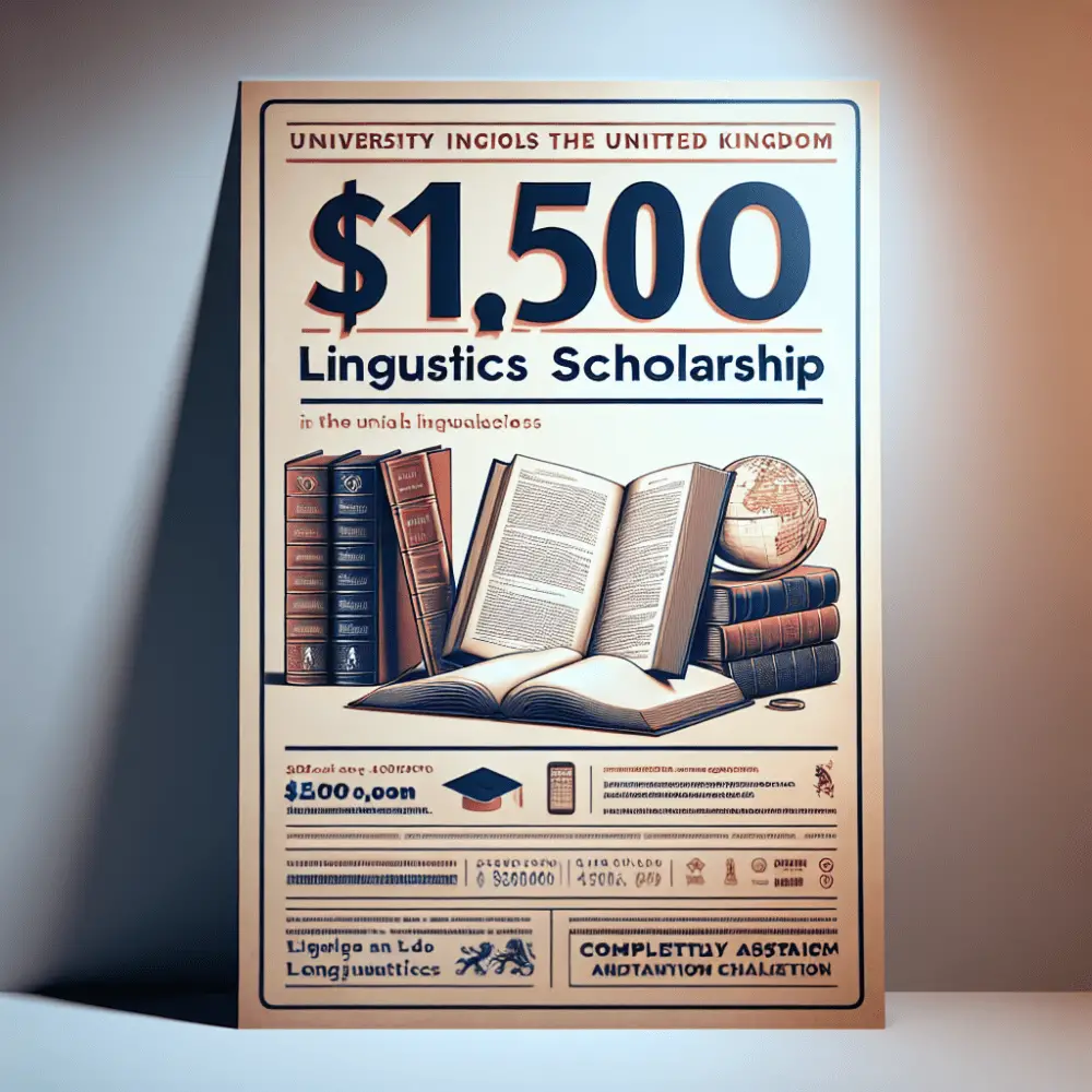 $1,500 Linguistics Scholarship in UK, 2024