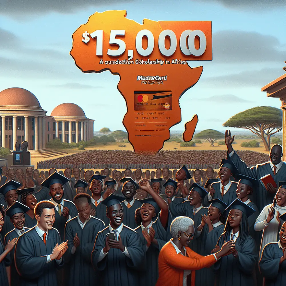 15,000 Mastercard Foundation Scholarship in Africa, 2025