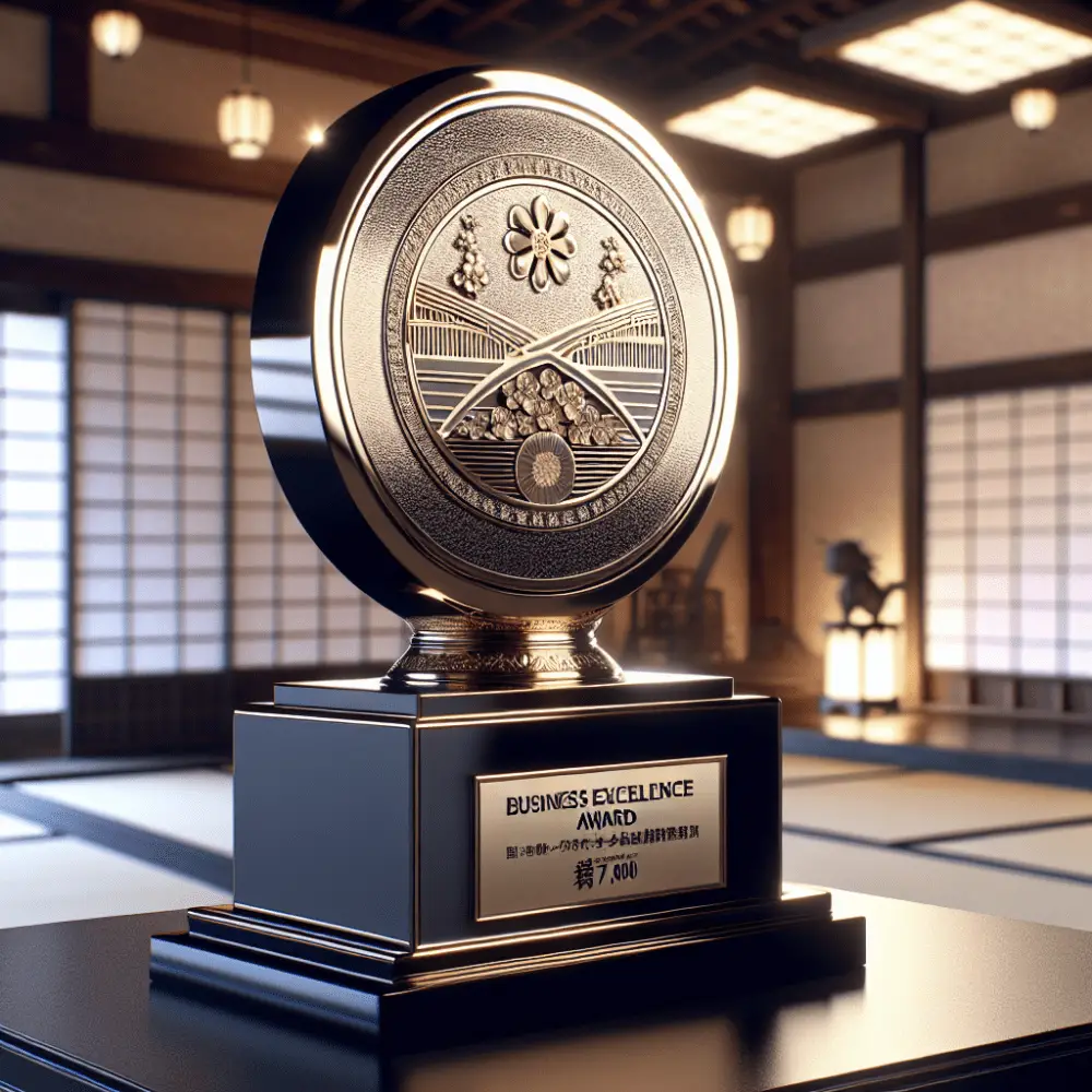 $7,000 Business Excellence Award in Japan, 2024