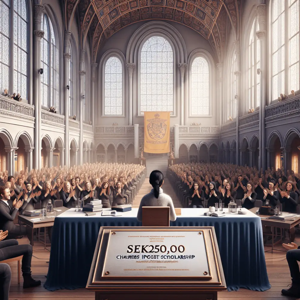 SEK250,000 Chalmers IPOET Scholarship in Sweden, 2024