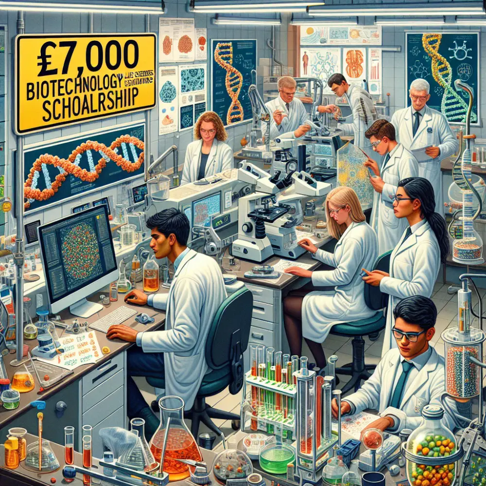£7,000 Biotechnology and Life Sciences Scholarship in UK, 2024