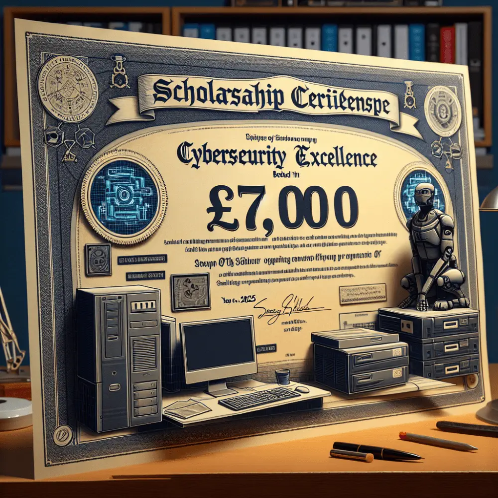 £7,000 Cybersecurity Excellence Scholarship in UK, 2025