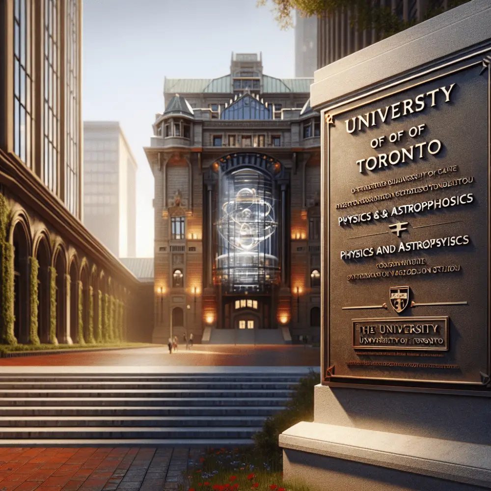 $7,500 Physics and Astrophysics Scholarship at University of Toronto, Canada, 2025