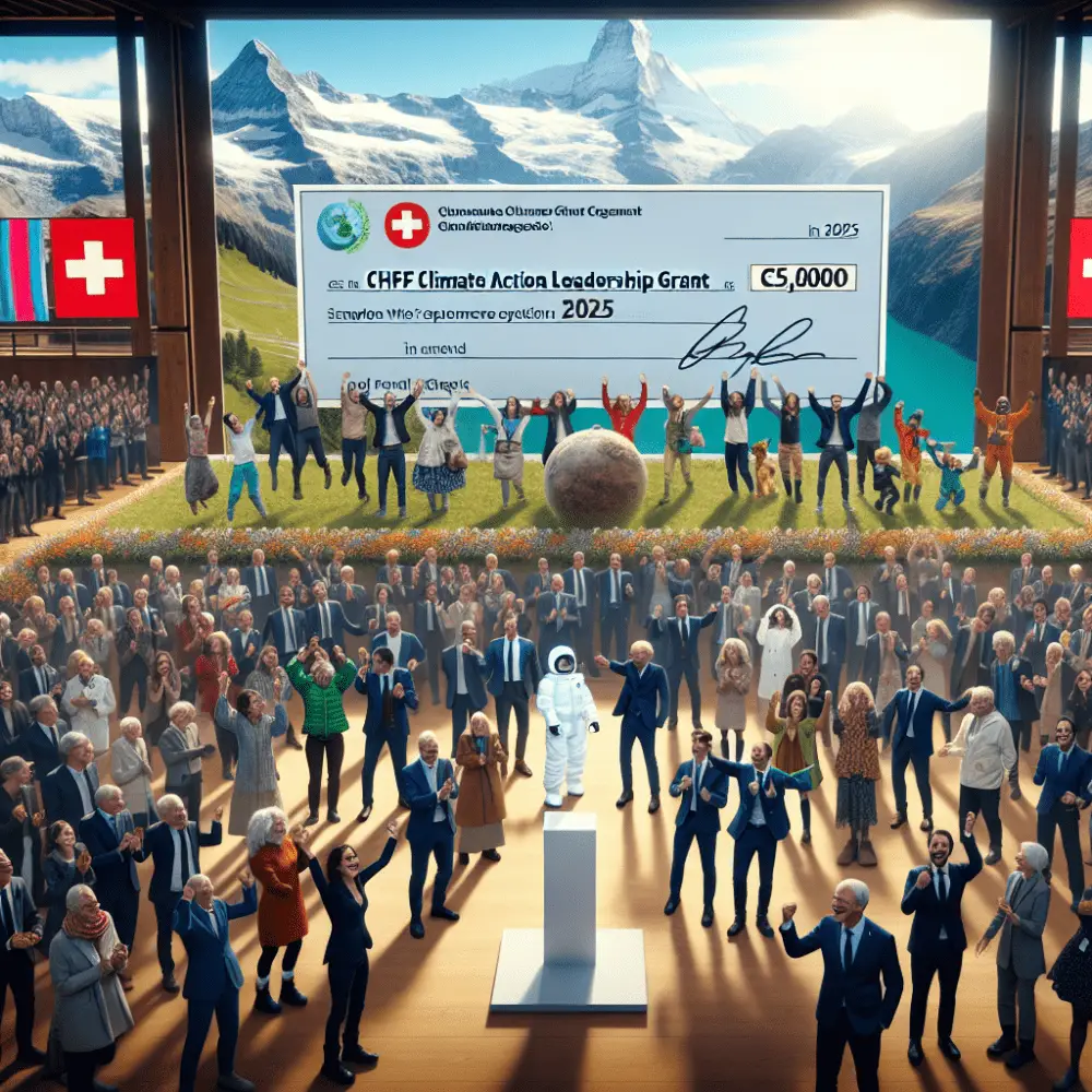 CHF 5,000 Climate Action Leadership Grant in Switzerland, 2025