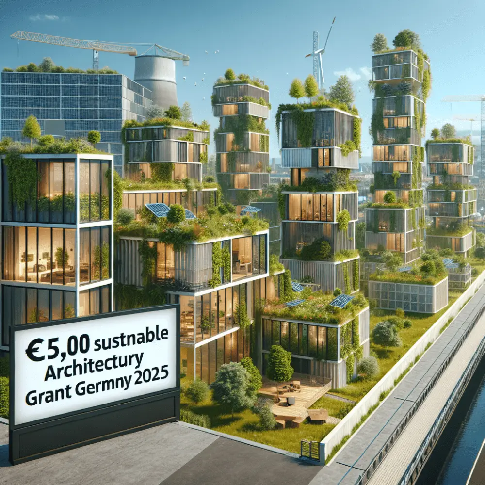 €5,000 Sustainable Architecture Grant Germany 2025