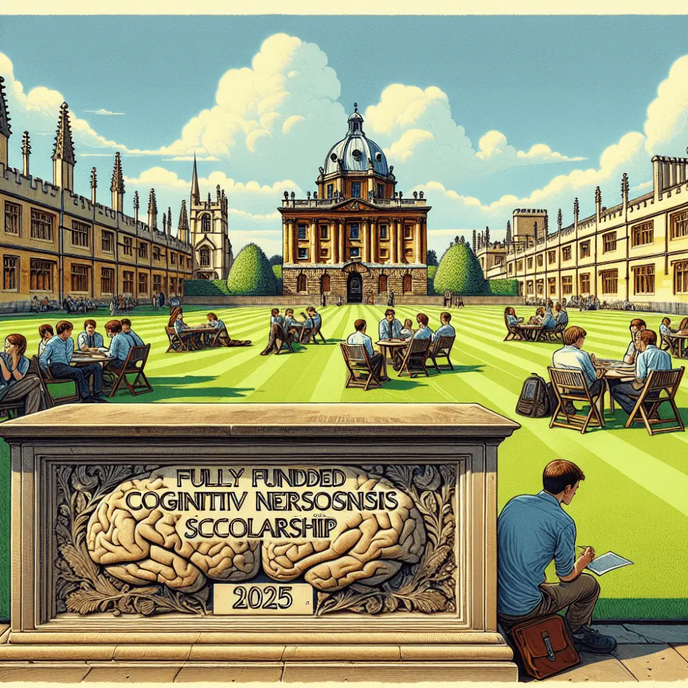 Fully Funded Cognitive Neuroscience Scholarship at University of Oxford, UK, 2025