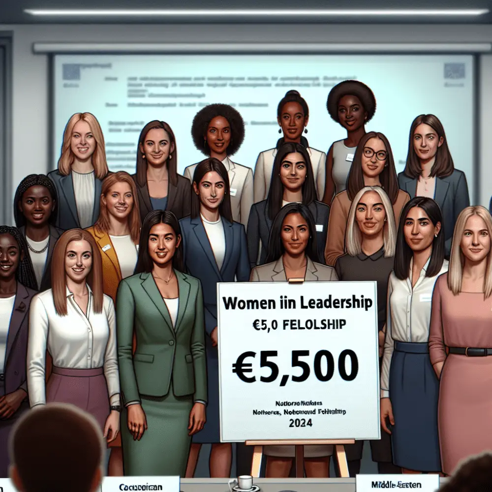 Women in Leadership €5,000 Fellowship in the Netherlands, 2024