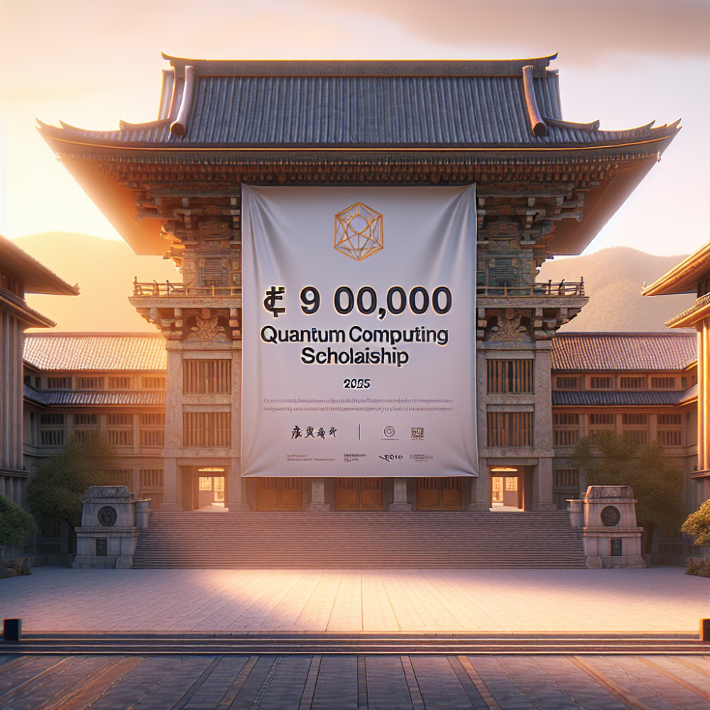 ¥900,000 Quantum Computing Scholarship at Kyoto University, Japan, 2025