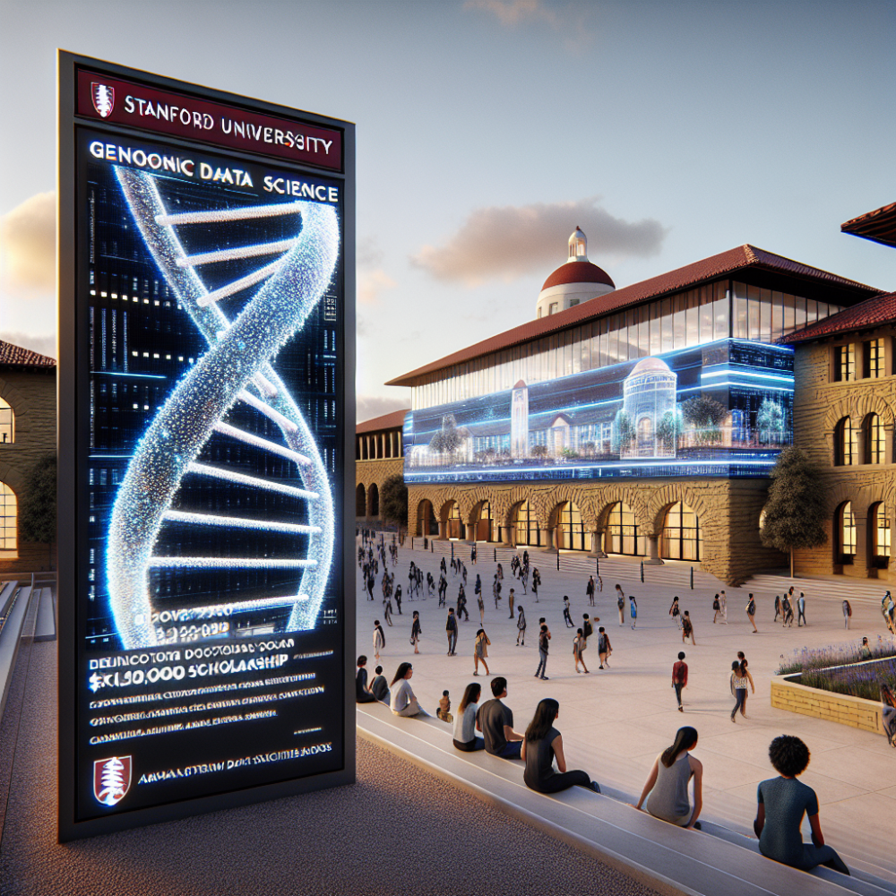 $12,000 Genomic Data Science Scholarship at Stanford University, USA, 2025