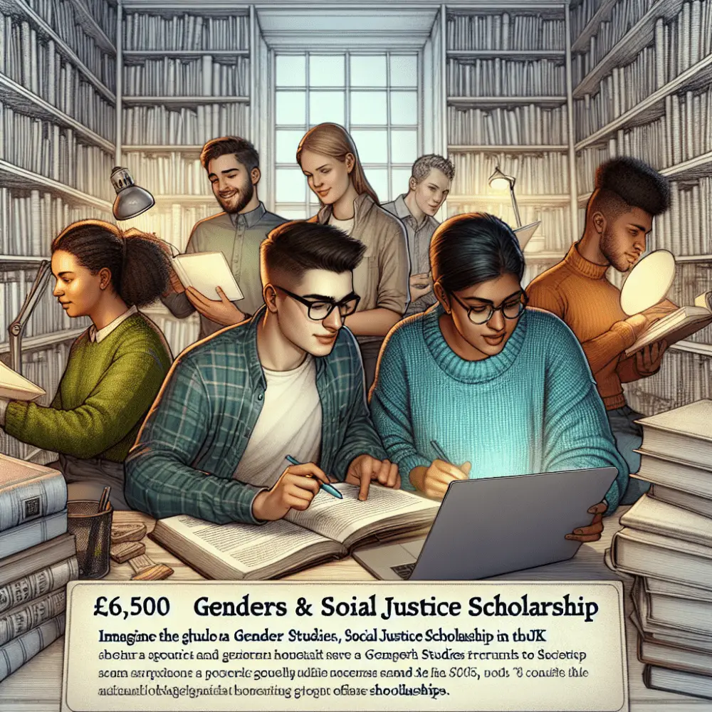 £6,500 Gender Studies and Social Justice Scholarship in UK, 2025