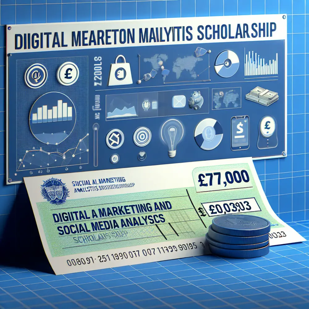 £7,000 Digital Marketing and Social Media Analytics Scholarship in UK, 2025
