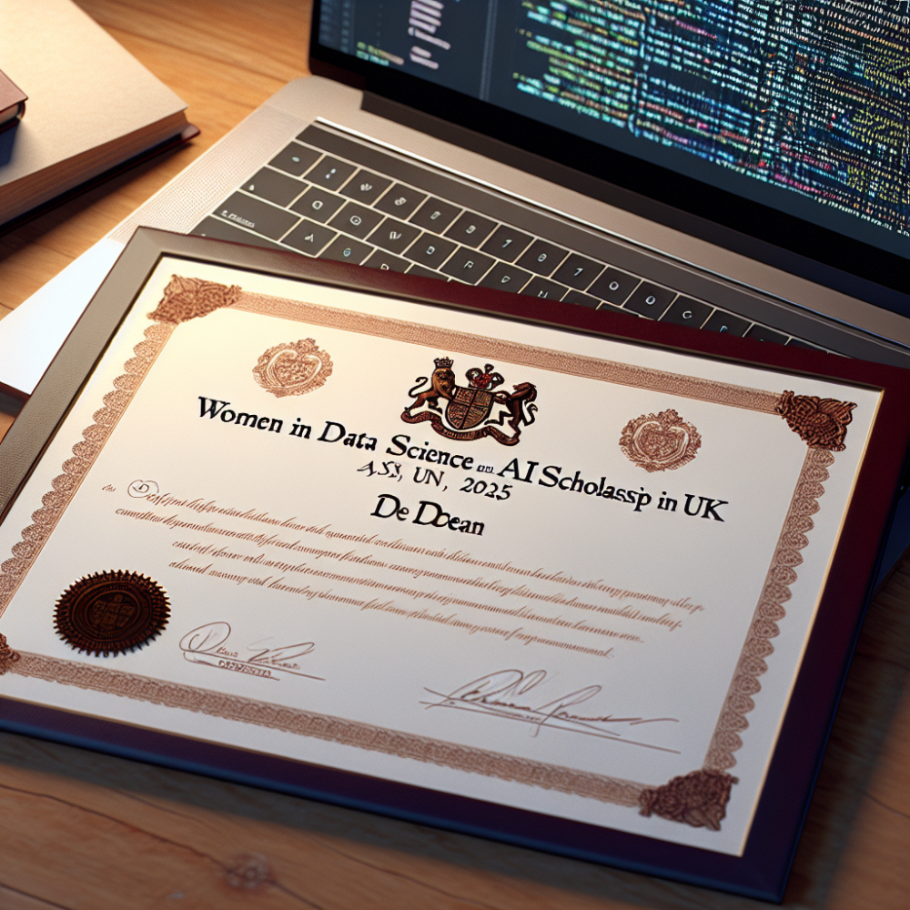 £7,000 Women in Data Science and AI Scholarship in UK, 2025