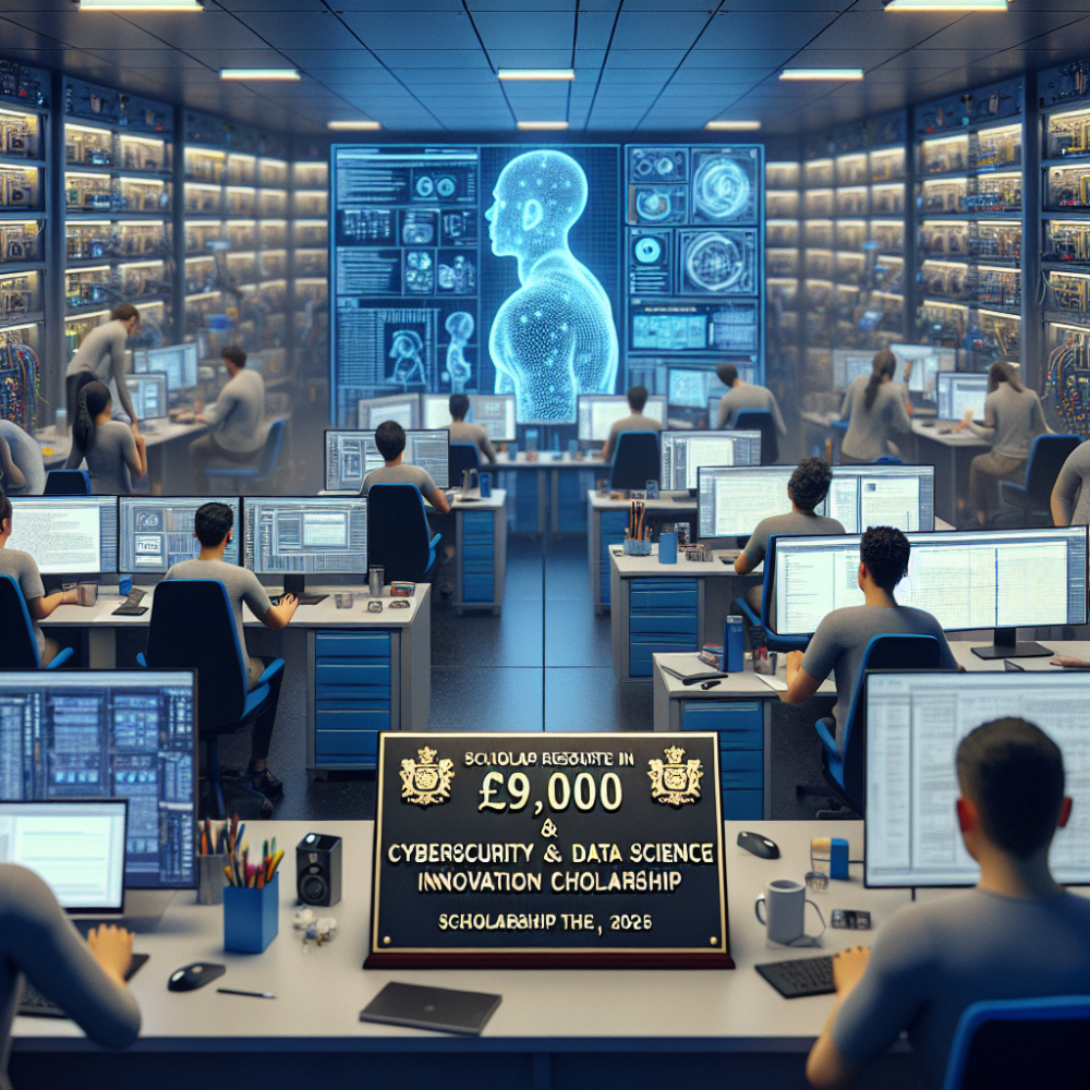 £9,000 Cybersecurity and Data Science Innovation Scholarship in UK, 2025